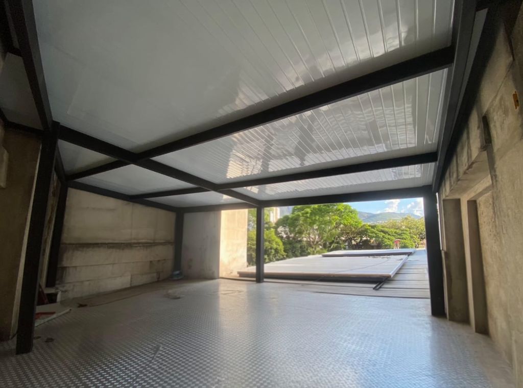 Estrutura metálica garagem BH